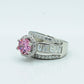 Garnet & Zircon Accent Ring