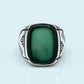 Emerald Turkish Gents Ring