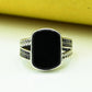 Black Stone Turkish style Gents Ring