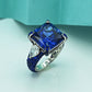 Blue Sapphire Treasure Ladies Ring