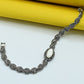 Turkish 925 Silver Rhodium-Plated Stone Bracelet