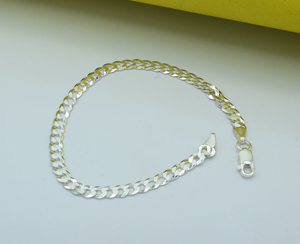 Gents Famous Style Bracelet Silver 925