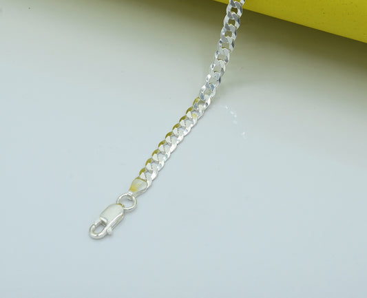 Gents Famous Style Bracelet Silver 925