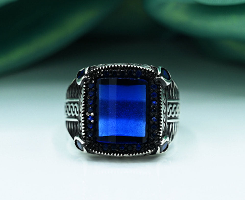 Chalcedony Turkish Gents Ring