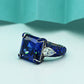 Blue Sapphire Treasure Ladies Ring