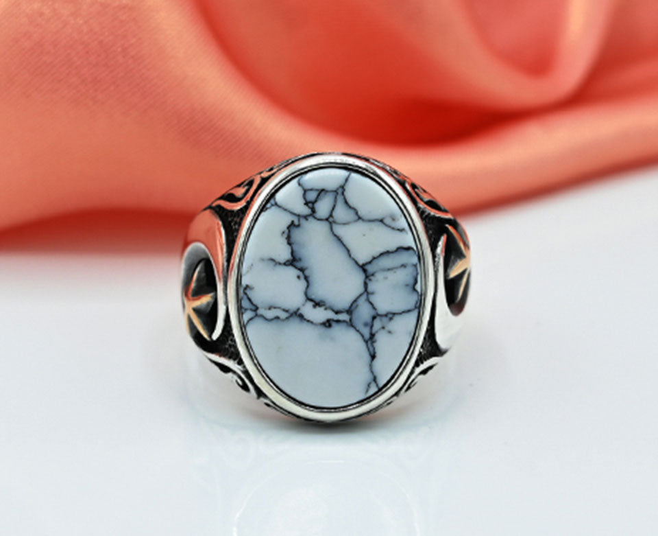 Sapphire Turkish Gents Ring