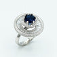Ladies ring  Silver 925 ring Rhodium plated