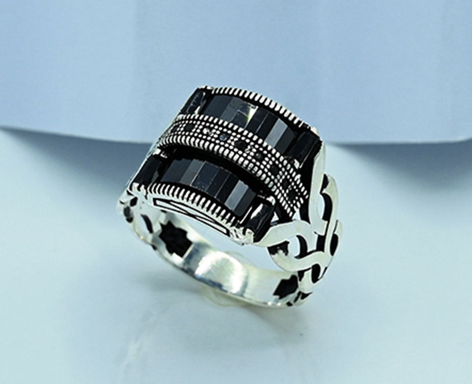 Black Beauty Turkish Gents Ring