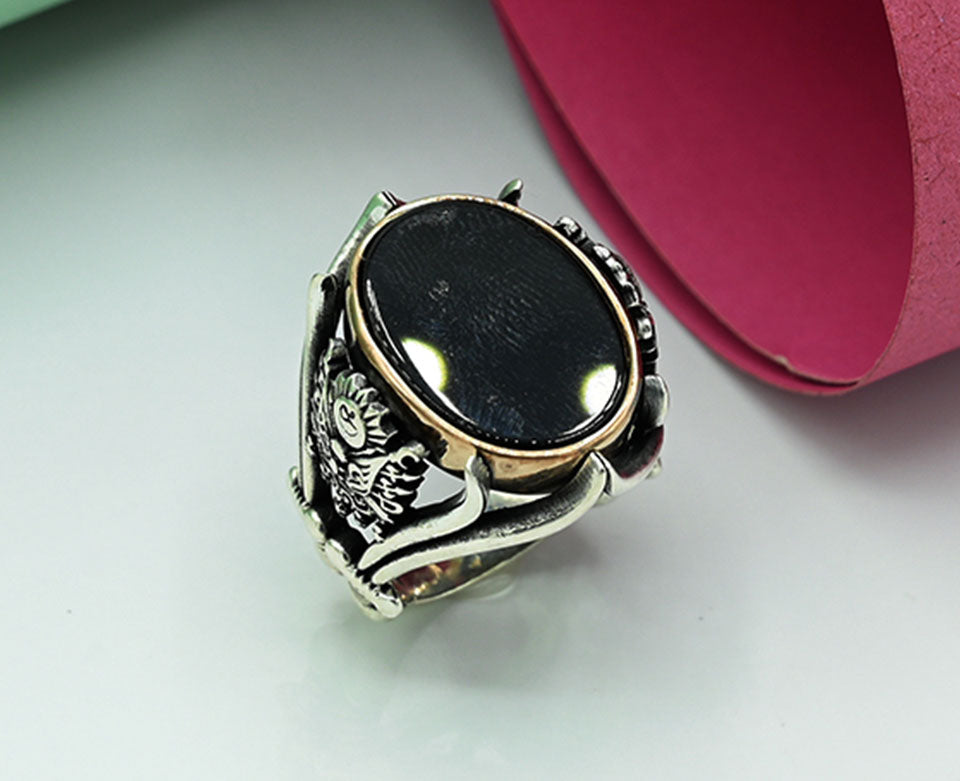 Artistic Turkish style Heritage Gents Ring