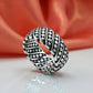 Silver & Black Turkish Gents Band (Premium)