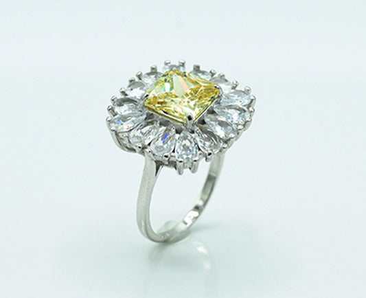 Zircon & Topaz Luxury Ring