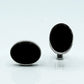 Polished Black Stone Cufflinks