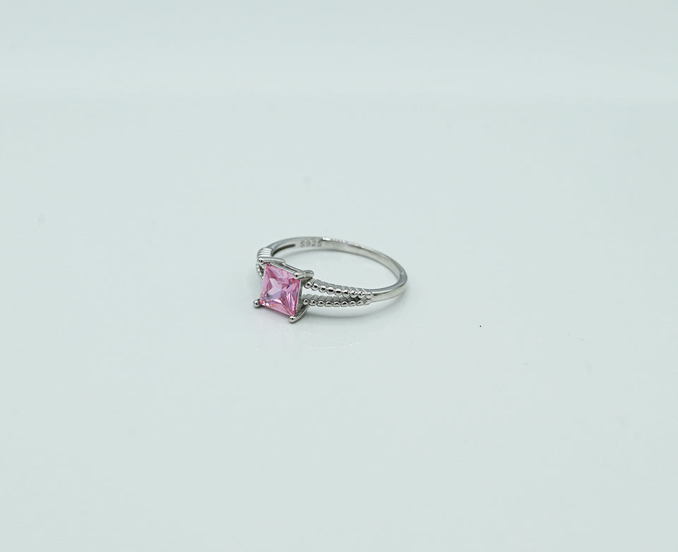 Amethyst & Zircon Ring