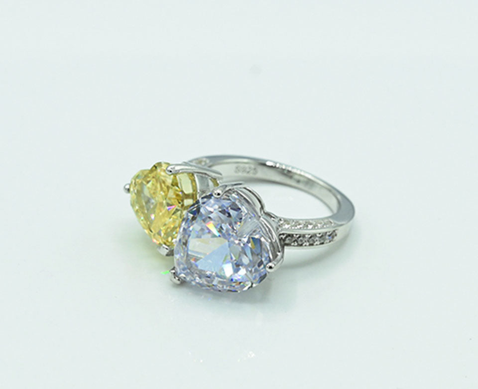 Couple Silver Ladies' Ring