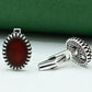 Carnelian Antique Oval Cufflinks