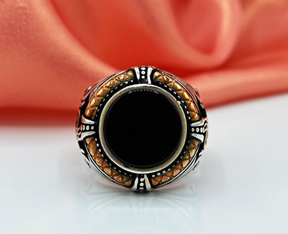 Turquoise (Feroza) Turkish Gents Ring