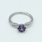 The wisdom stone of sapphire ring Silver 925