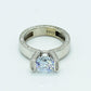 Garnet Elegant & Zircon Ring