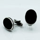 Polished Black Stone Cufflinks