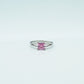 Amethyst & Zircon Ring