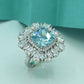 Tourmaline & Zircon Charm Ring