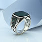 Black Beauty Turkish Gents Ring (Premium)