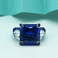 Blue Sapphire Treasure Ladies Ring